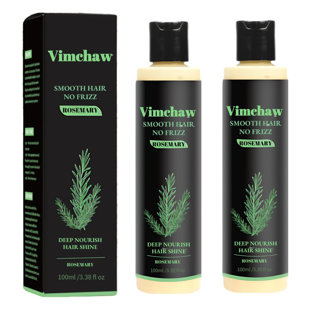 Vimchaw Shampoing Romarin en bouteille pour cheveux plus volumineux