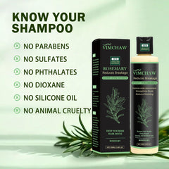Vimchaw Shampoing Romarin – Nourrissement du cuir chevelu pour cheveux plus forts