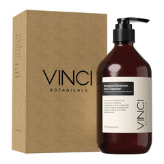 Vinci Botanicals Bergamot Géranium - bouteille 500 ml: lavage mains frais et efficace.