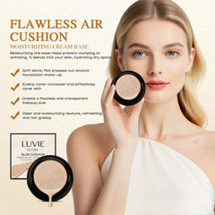 Texture légère du Vincofoo Luvie Glow Cushion pour un teint naturel
