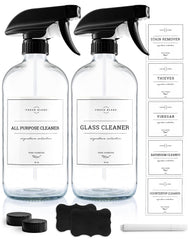 Bouteilles Vaporisateur Vine Creations en verre 16 oz pour nettoyages faciles