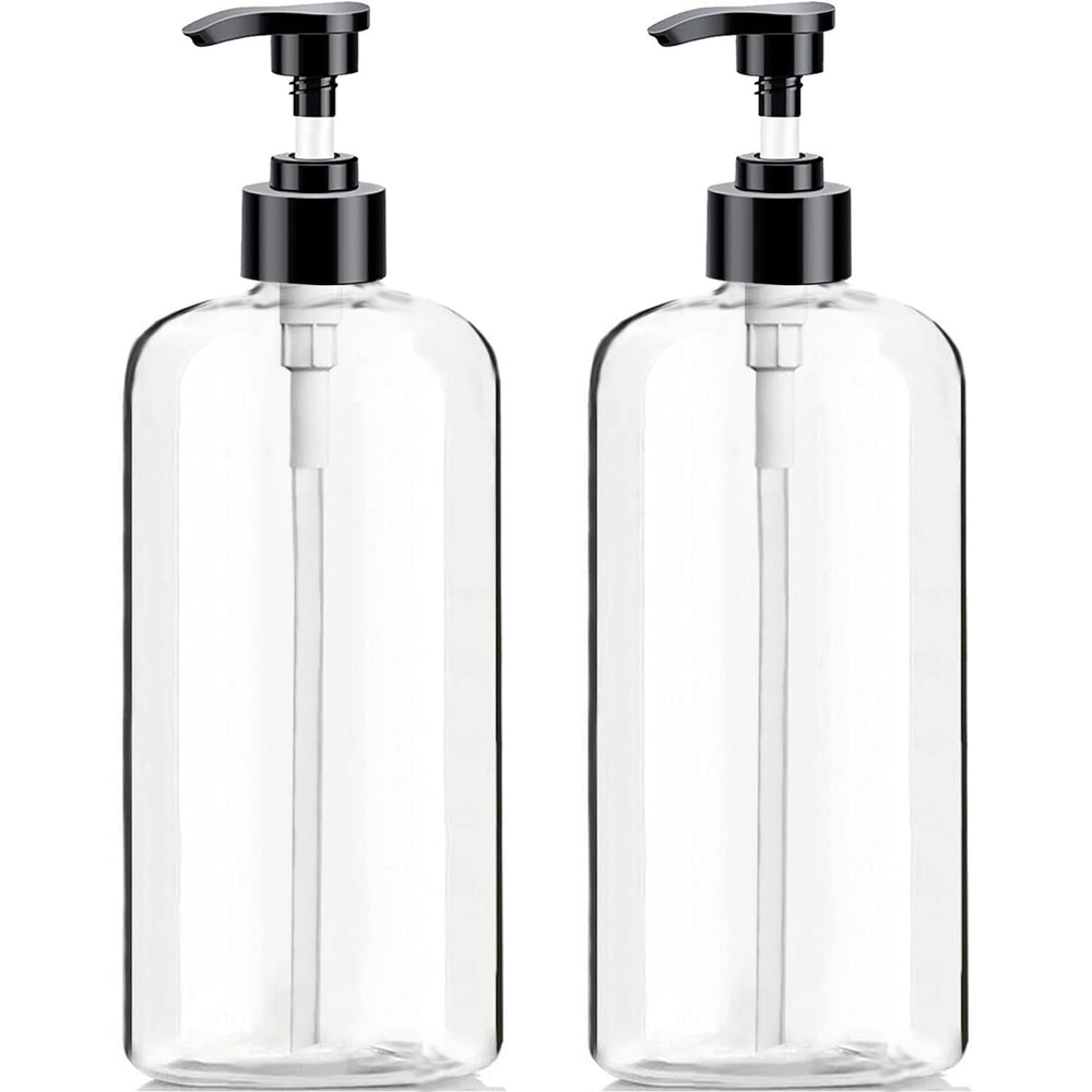 Flacon Pompe Vioetry 32 oz transparent, parfait pour savon ou lotion.
