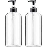 Flacon Pompe Vioetry 32 oz transparent, parfait pour savon ou lotion.