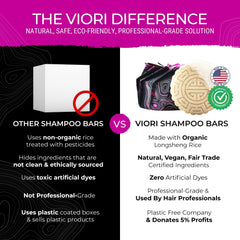 Viori Eau de riz nourrissante pour cheveux vivants et brillants