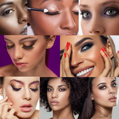 Virtegasas Palette Yeux Longue Tenue, résistante à l'eau pour une couleur durable
