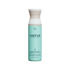 Virtue Recovery Shampoo – bouteille lumineuse, soin sans sulfate pour cheveux sensibles.