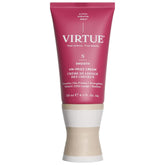 Virtue Un-Frizz Crème: bouteille visible, application rapide sans film gras.