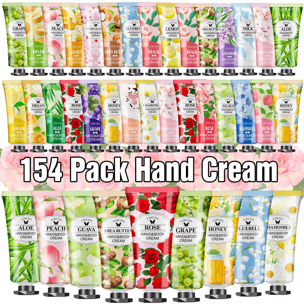 Viscoo ensemble-cremes-mains-154-packs : coffret varié pour hydrater durablement les mains.