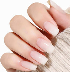 Échantillon couleur nude laitée Vishine, effet milky et discret.