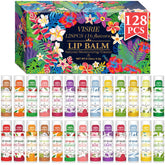 VISRIE Baume labial 128-pack ensemble: hydratation durable pour lèvres.