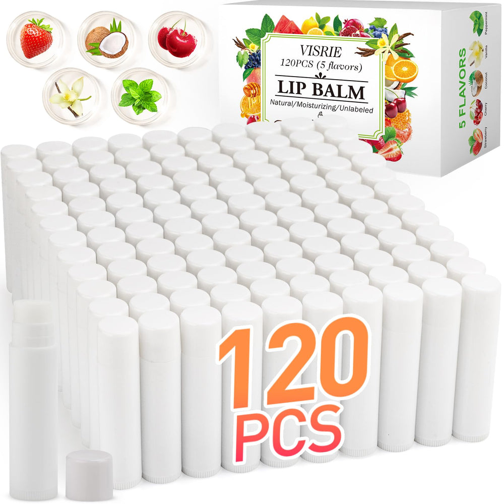 visrie baume lèvres pack 120 sans étiquette prêt à personnaliser.