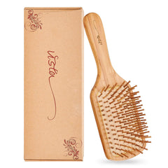 Vista brosse paddle bambou glisse douce pour démêler sans tirer