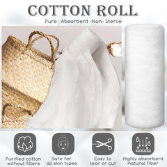 VitalCozy rouleaux coton démaquillage douceur et sécurité cutanée