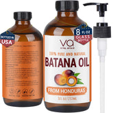 Batana VITAL AFFAIR en bouteille de verre prête à nourrir les cheveux.