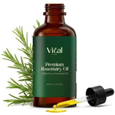 Vital Strands flacon huile romarin pur pour soin cuir chevelu et cheveux forts