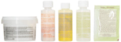 Mèche en cours d'application avec le Relaxer Vitale huile d'olive, méthode sans soude.