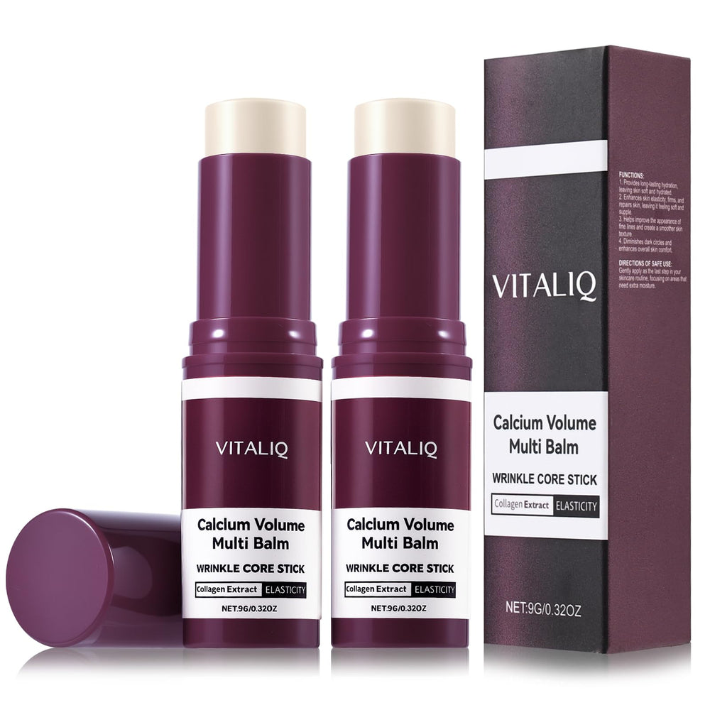 VITALIQ Baume Calcium en bâton portable offrant une hydratation rapide en déplacement