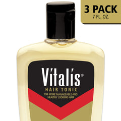 Vitalis tonique capillaire, application avant le brushing