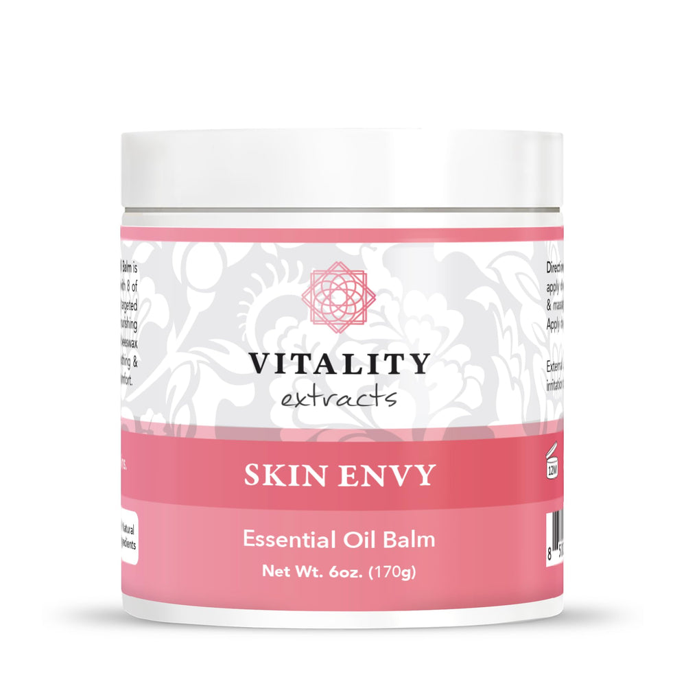 Vitality Skin Envy, pot de baume 177 ml, hydratation en profondeur pour peau sèche.