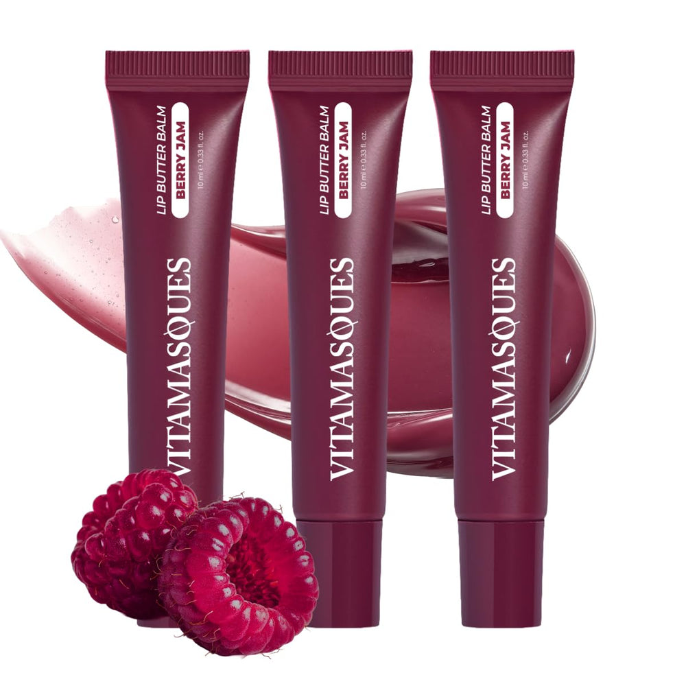 Vitamasques Lip Butter Balm Berry Jam pack trio pour hydratation longue durée