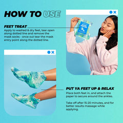 Avant-après de l'exfoliation: peau des pieds plus lisse et douce.