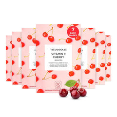 Vitamasques pack7 masques hydratants pour une peau éclatante.
