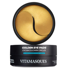 Vitamasques Yeux Gel Hydrogel Or Rafraîchissant, pour un regard frais et hydraté.