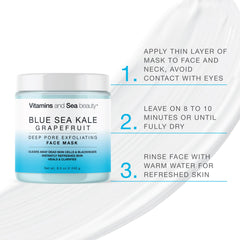 VITAMINS AND SEA BEAUTY – détox marine avec chou bleu des mers pour purifier la peau.