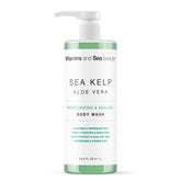 VITAMINS AND SEA BEAUTY moisturizing body wash bottle front view highlighting hydration