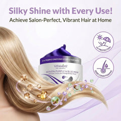 VITAMINS masque-nourrissant-keratine apporte profondeur et souplesse aux cheveux abîmés