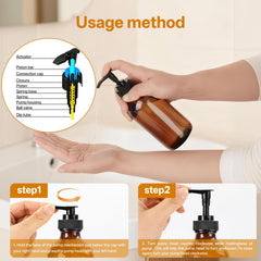 Pompe Vitreaux anti-fuite fiable, adaptée pour savon liquide et lotions.