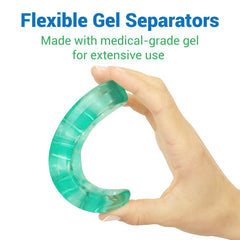VIVEsole relief-douleur-orteils: réduction des frottements et inconfort potentiel.