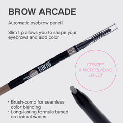Vivienne Sabo Brow Arcade avec brosse integree pour coiffage rapide des sourcils.