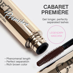 Vivienne Sabó Cabaret Premiere Brown mascara wand coats lashes for precise, clump-free application.