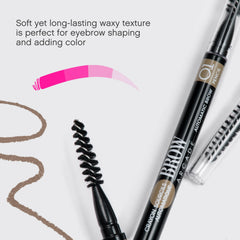 Brow Arcade de Vivienne Sabo – brosse intégrée pour dompter les sourcils rapidement.