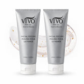 Vivo Per Lei – gel peeling visage, texture non abrasive pour peau plus douce.