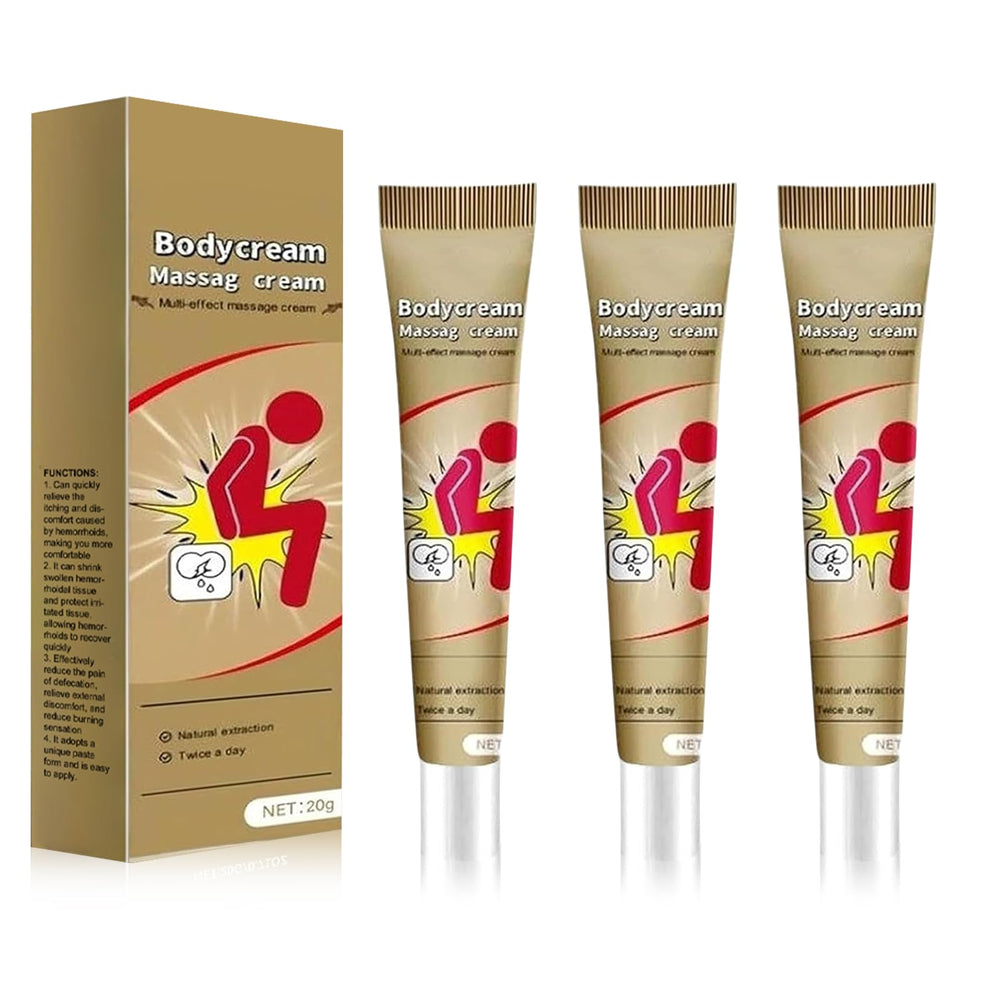 Vizela SADOER trio de crèmes pour massage du corps, soin pratique et polyvalent.