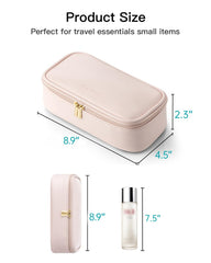 Matière PU durable et rembourrage doux dans la trousse Vlando, protection des cosmétiques.