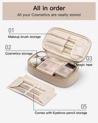 Vlando Trousse maquillage voyage - rembourrage en mousse protectrice