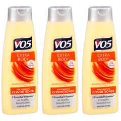 VO5 Conditionneur Corps Extra, lot de 3 bouteilles, ajoute du volume et douceur