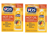 Vo5 Huile Chaude Thérapie Bouteille montrant l’hydratation capillaire.