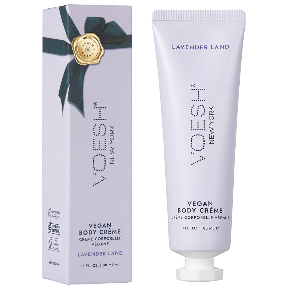VOESH crème végane Velours Luxe avec lavande; hydratation douce pour mains et corps