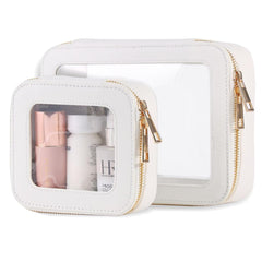 Trousse de toilette transparente VOFIpremiAm, rangement pratique lors des voyages.