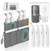 Bouteilles VOGOGE 55 ml avec pompes, idéales pour les liquides en voyage