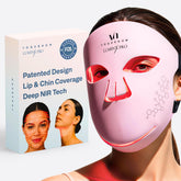 Masque VogueNow LuminX Pro – couverture DEL complète du visage pour usage quotidien.