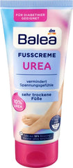 Volans Balea Crème Pieds Urea, pieds hydratés et protégés après utilisation.