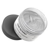 VOLLUCK Cire cheveux argent gris, emballage compact et prêt à l’emploi.
