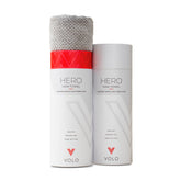 VOLO Hero Serviette Luna Gris avec absorption rapide idéale après douche.