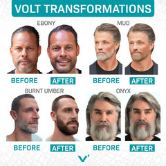 VOLT Grooming Color met en valeur les moustaches avec une teinte naturelle.