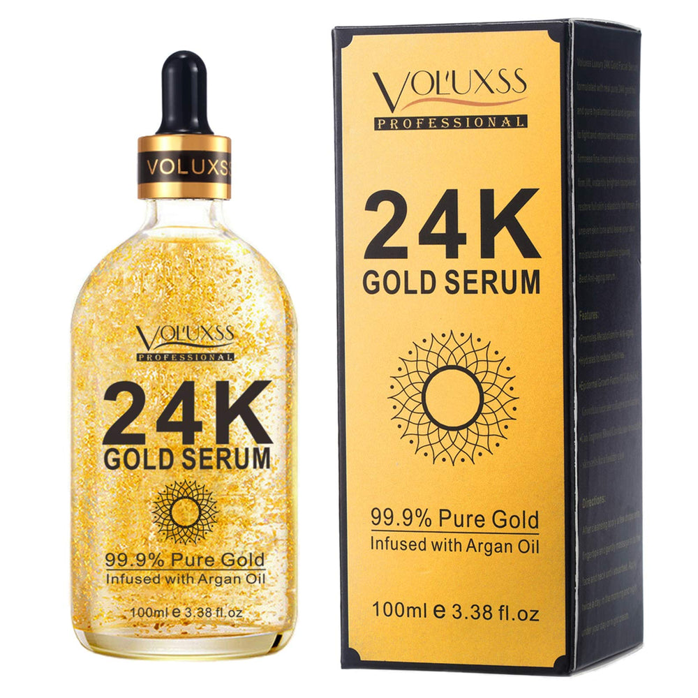 Voluxss 24K Gold Serum visage, éclat et hydratation durable